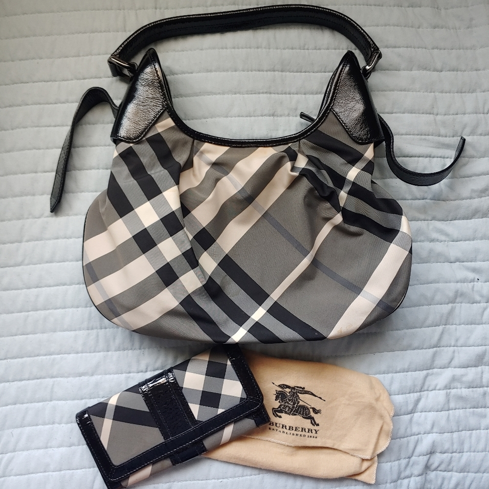 Burberry Hobo and Wallet